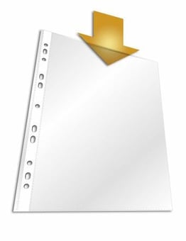 Picture of Durable - Polypropylene Punched Pockets - Pack of 1000 - [DL-265919]