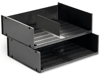Picture of Durable - Letter Tray Optimo A3 Landscape - Charcoal - 333 x 436 x 105 mm - Single Unit - [DL-1700786058]