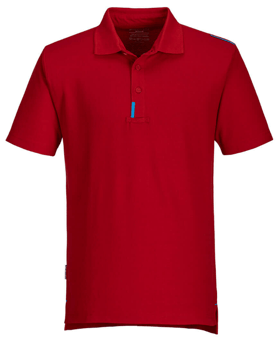picture of Portwest T720 - WX3 Polo Shirt Deep Red - PW-T720DRR