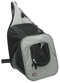 picture of Trixie Savina Front Pet Carrier Black/Grey - [CMW-TX28941]