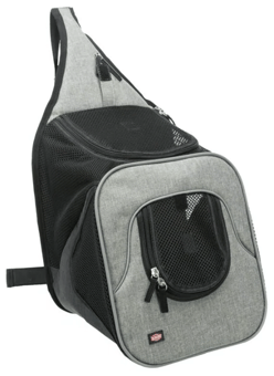 picture of Trixie Savina Front Pet Carrier Black/Grey - [CMW-TX28941]- (DISC-W)