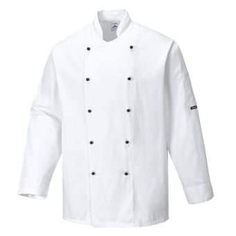 picture of Portwest - Somerset Chefs Jacket - White - PW-C834WHR
