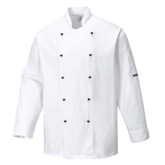 Picture of Portwest - Somerset Chefs Jacket - White - PW-C834WHR