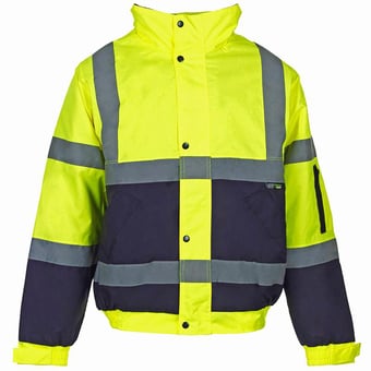 picture of Supertouch - Hi Vis 2 Tone Bomber Jacket - ST-35541