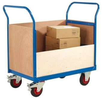 picture of QMP 3 and a Half Sided Trucks - Dark Blue - Plywood Sides - 830H x 600W x 1200D mm - [QM-RTBT3561PBXX] - (LP)