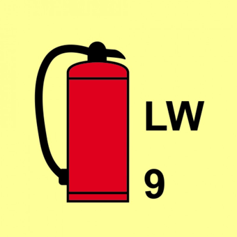 Picture of Spectrum Portable Fire Extinguisher LW 9 - PHO 150 x 150mm - [SCXO-CI-17206]