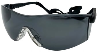 picture of Honeywell OP-TEMA Black Safety Spectacles - TSR Grey Polycarbonate Lens - [HW-1000017]
