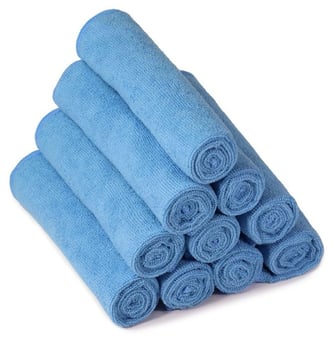 Picture of Standard Microfibre Cloths - Blue - Pack of 10 - [MCS-SMFCBLUE]