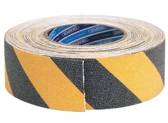 picture of Draper - Black and Yellow Heavy Duty Safety Grip Tape - 18M x 50mm - [DO-65440]
