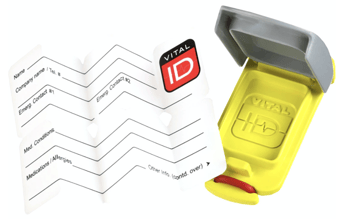 picture of Portwest - ID13 - Universal Fit ID - Yellow - With Waterproof ID Card - [PW-ID13YER]