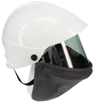 Picture of CATU Arc Flash Helmet With Integrated Face Shield and Neck Protection - 12cal/cm² - [BD-MO-180-ARC12]