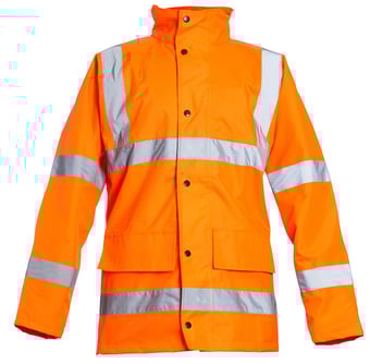 picture of Blackrock Hi-Vis Lined Rain Jacket - Orange - RDO-81900