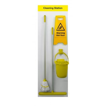 picture of Spectrum Cleaning Station Board C - Yellow - Includes Matching Stock - [SCXO-CI-SB-BD03-YL]
