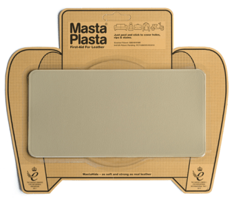 Picture of MastaPlasta Leather Repair Patch Large Plain Beige 20cm x 10cm - [MPL-BEIGESUPERPLAIN20X10EU]