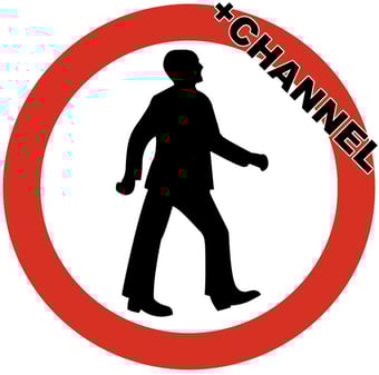 picture of Traffic Pedestrians Sign With Fixing Channel - FIXING CLIPS REQUIRED - Class 1 Ref BSEN 12899-1 2001 - 600mm Dia - Reflective - 3mm Aluminium - [AS-TR45-ALUC]