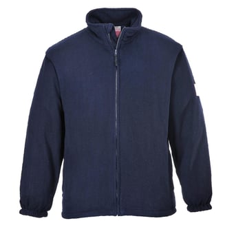 Picture of Portwest - Navy Blue Flame Resistant Anti Static Fleece - [PW-FR30NAR]