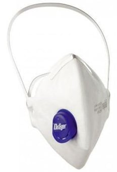 Picture of Drager X-Plore 1730V FFP3 Fold Flat Valved Mask - Pack of 10 - [BL-3951088] - (HY)