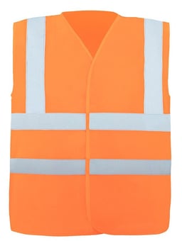 picture of Korntex Minden Safety Vest Comfort-Fit - Four Reflective Stripes - Hi-Vis Orange - KTX-KXCVRO