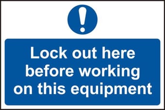 Picture of Spectrum Lock Out Here Before Working On This Equipment - RPVC 300 x 200mm - SCXO-CI-13899