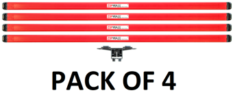 picture of ZipWall® - MagStrip™ Dust Barrier Fastener - 66cm - Pack of 4 - [ZP-MS4]