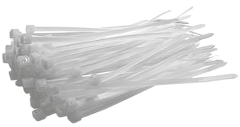 Picture of ProSolve White Cable Ties - 350 x 4.8mm - Pack of 100 - [PV-PVCT350W]