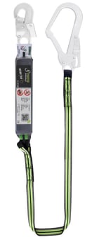 Picture of Kratos Energy Absorbing Webbing Lanyard - Snap Hook And Scaffold Hook - 1.5 Mtr - [KR-FA3030315]