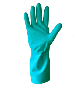 picture of Polyco PURA Nitrile Flocklined Glove Green - BM-37N