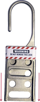 Picture of Spectrum Die Cast Steel Lockout Hasp - With drop down opening system - SCXO-CI-LOK163