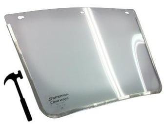 picture of Honeywell Sperian CV83P Clearways 200mm Clear POLYCARBONATE Visor - EN166.1.B - [HW-1002353]