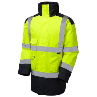 Picture of Tawstock - Yellow/Navy Hi-Vis Anorak - LE-A01-Y/NV