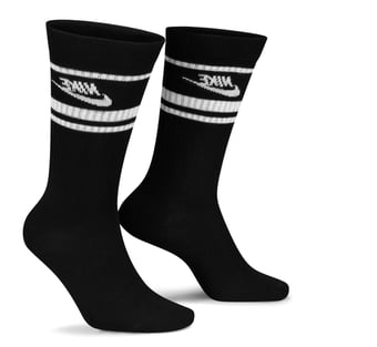 picture of Nike Sportswear Everyday Essential Crew Socks - Black/White - 3 Pairs - [BT-DX5089-BLKWHI]