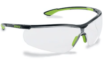 picture of Uvex Sportstyle Safety Spectacles - Clear Lens - Lime/Black - [TU-9193265]