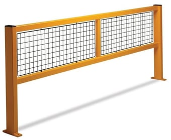 Picture of QMP Fully Welded Barrier - Straight Barrier - Mesh Infill - 1000L x 900H mm - [QM-RBST1090MYXX]
