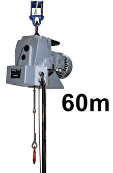 picture of Tractel TR50 500kg 110volt Minifor Electric Wire Rope Hoist c/w 60mtr Rope - [TRC-106019-61029] - (LP)