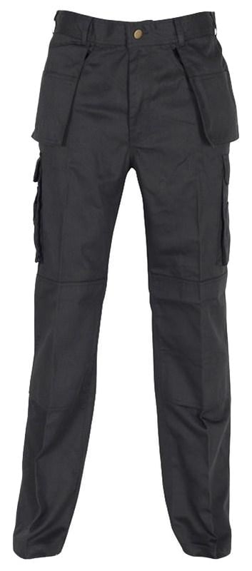 picture of Absolute Apparel AA Utility Cargo Trousers - Tall Leg Black - AP-AA755T