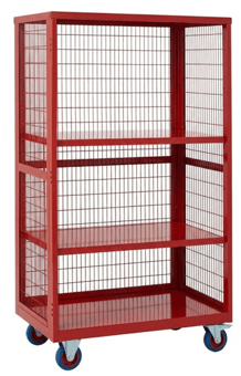 Picture of QMP Boxwell Trolley Without Doors - Red - Steel - 1655H x 900W x 600D - [QM-XW169060MRXX] - (LP)