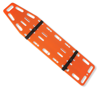 picture of Orange Spinal Board with 3 Straps - [CM-7000087]
