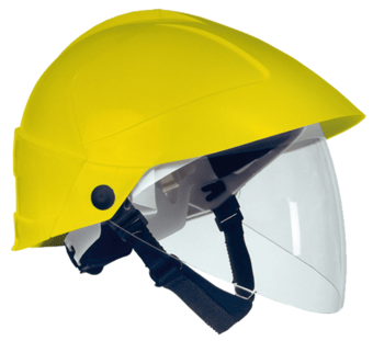 picture of CATU Electrician Helmet With Integrated Face Shield - 52-64cm - [BD-MO-185-J]