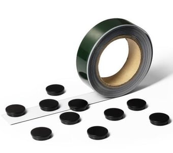 Picture of Metal Tape with 10 Magnets - 5 m x 35 mm - [DL-171702]