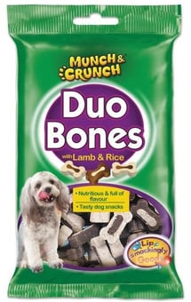 picture of Munch & Crunch Duo Bones Lamb And Rice Dog Snack - [PD-MC0080]