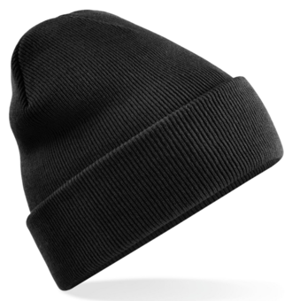 picture of Beechfield Recycled Original Cuffed Beanie - Black - [BT-B45R-BLK]