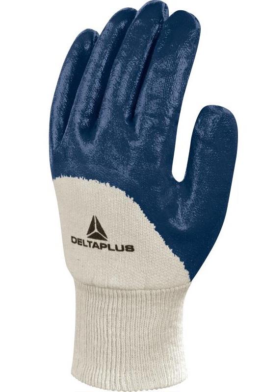 picture of Delta Plus NI150 - Knitted Wrist Nitrile Glove - Pair - LH-NI150