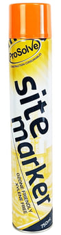 picture of ProSolve Sitemarker Aerosol Line Marking Paint - 750ml -  Orange - [PV-PVSMO7A]