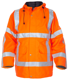 Picture of Hydrowear Uithoorn SNS Hi-Vis Waterproof Parka - Orange - BE-HYD072360OR