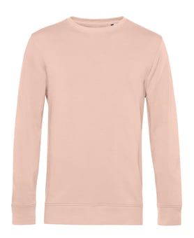 Picture of B&C Men's Organic Crew Neck Sweat - Soft Rose Pink - BT-WU31B-SROS