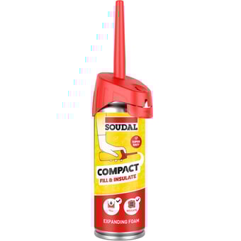 picture of Soudal Compact Fill & Insulate Gap Filling Foam - Champagne - 150ml - [DK-DKSD158880]