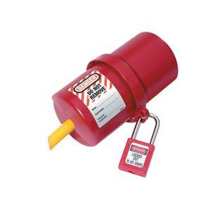 picture of Masterlock - 488 Large Electrical Plug Lockout - Rotating Design - Prevents Accidental Reconnection - [MA-488]