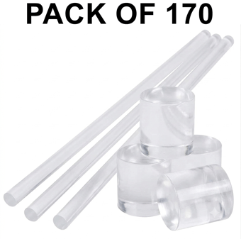 picture of Slingsby Hotmelt Glue Gun Adhesives - 12mm - Clear - 5kg Box - [SLB-402957] - (LP)