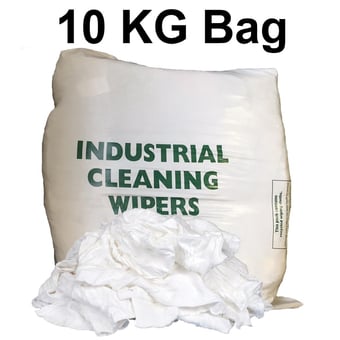 picture of White Sheeting - Low Lint - 10KG Bag Cotton White Sheeting - [MW-WS10KGBAG] - (HP) 