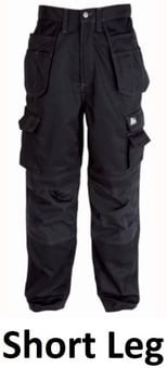 picture of Himalayan ICONIC Trousers - Black - Short Leg 29 Inch - BR-H810BK-S